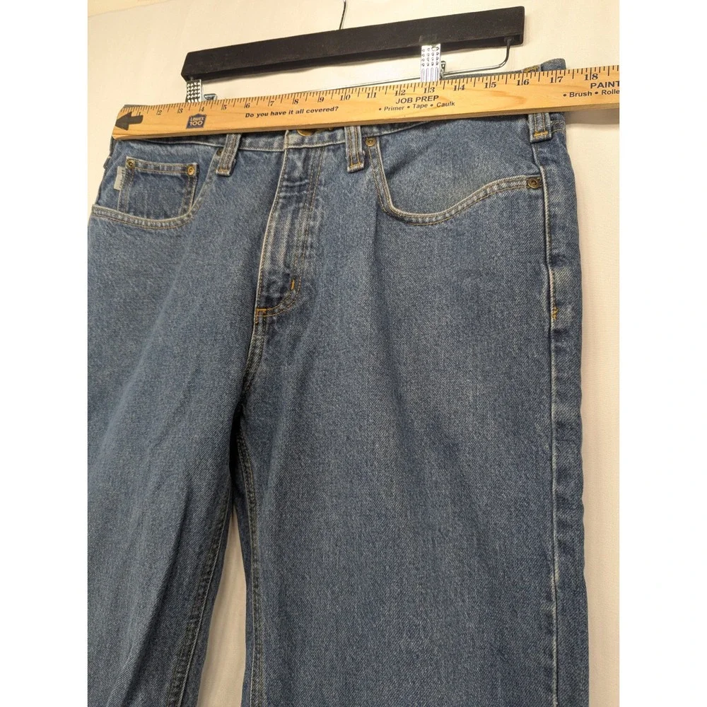 Carhartt B460 DPS‎ Mens Relaxed Fit Straight Leg Jeans Blue Medium Wash 35x30